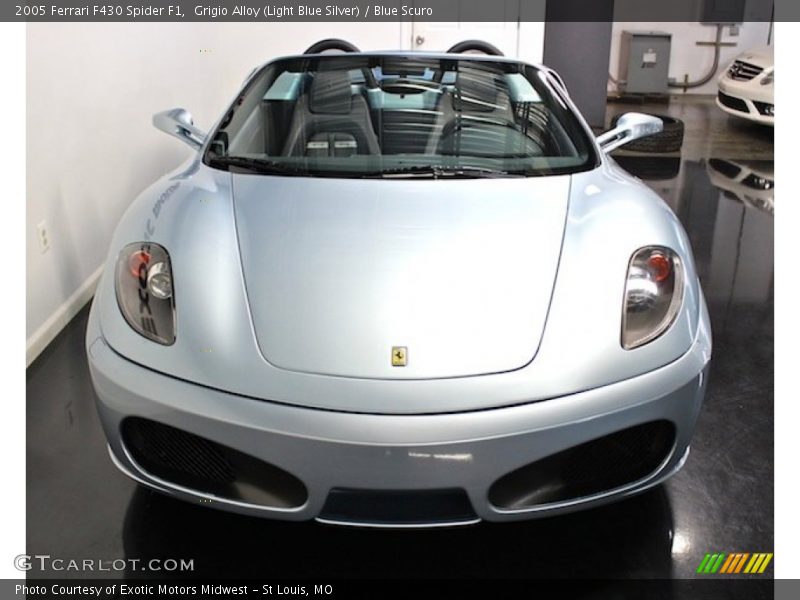 Grigio Alloy (Light Blue Silver) / Blue Scuro 2005 Ferrari F430 Spider F1