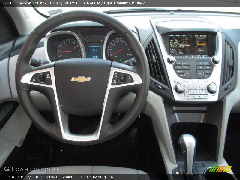 Atlantis Blue Metallic / Light Titanium/Jet Black 2013 Chevrolet Equinox LT AWD