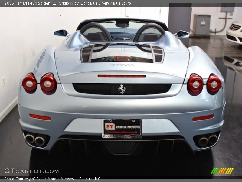 Grigio Alloy (Light Blue Silver) / Blue Scuro 2005 Ferrari F430 Spider F1