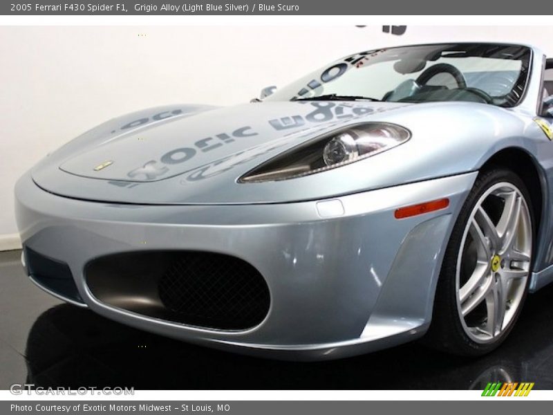 Grigio Alloy (Light Blue Silver) / Blue Scuro 2005 Ferrari F430 Spider F1