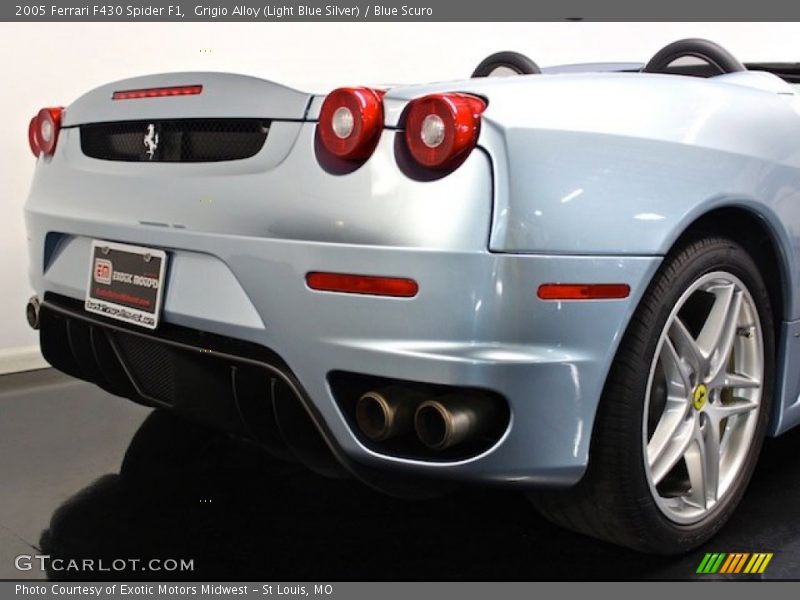 Grigio Alloy (Light Blue Silver) / Blue Scuro 2005 Ferrari F430 Spider F1