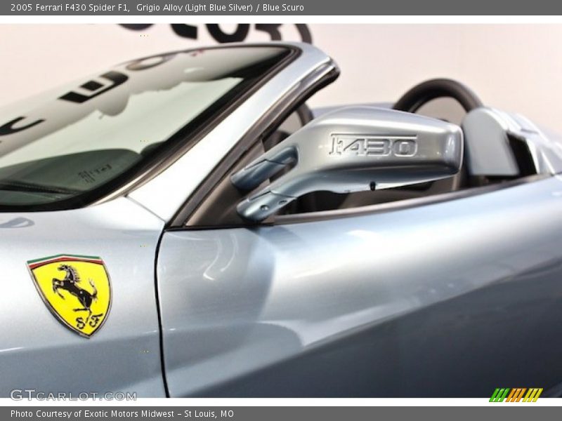 Grigio Alloy (Light Blue Silver) / Blue Scuro 2005 Ferrari F430 Spider F1