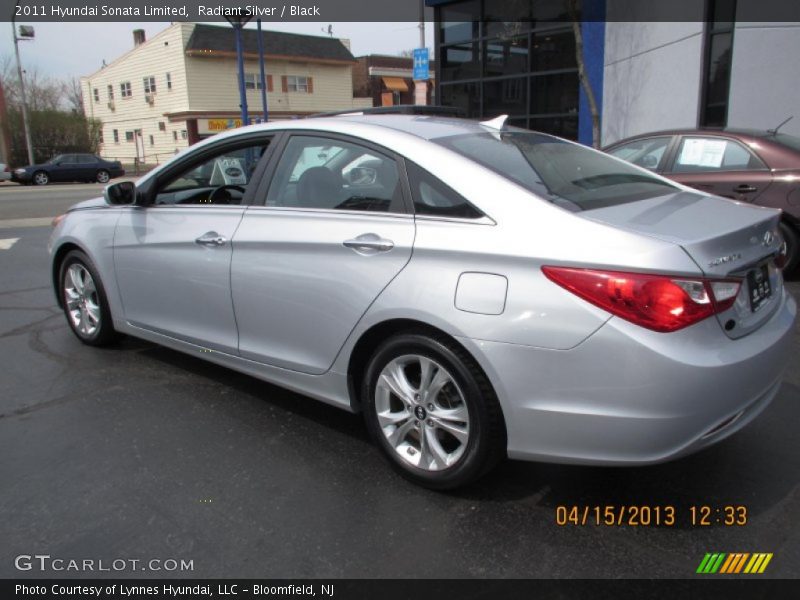 Radiant Silver / Black 2011 Hyundai Sonata Limited