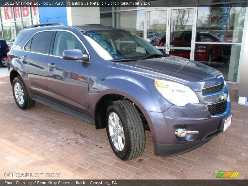 Atlantis Blue Metallic / Light Titanium/Jet Black 2013 Chevrolet Equinox LT AWD