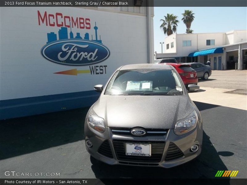 Sterling Gray / Charcoal Black 2013 Ford Focus Titanium Hatchback