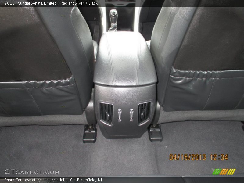 Radiant Silver / Black 2011 Hyundai Sonata Limited