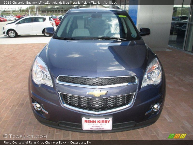 Atlantis Blue Metallic / Light Titanium/Jet Black 2013 Chevrolet Equinox LT AWD