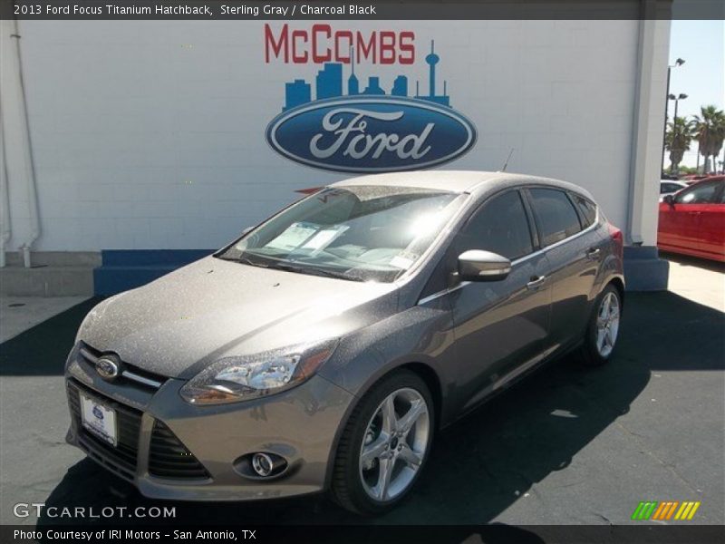 Sterling Gray / Charcoal Black 2013 Ford Focus Titanium Hatchback