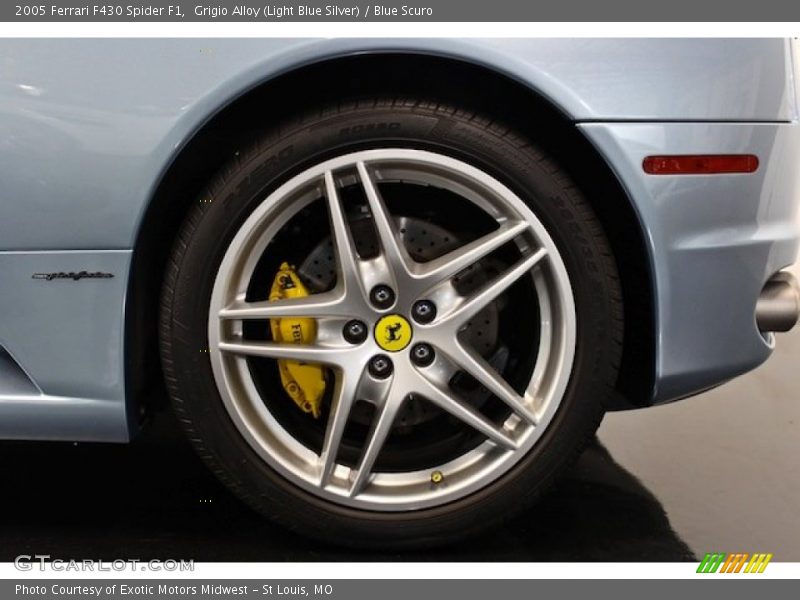 Grigio Alloy (Light Blue Silver) / Blue Scuro 2005 Ferrari F430 Spider F1