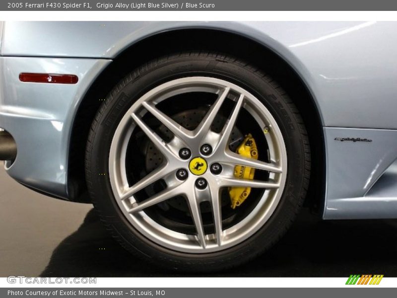 Grigio Alloy (Light Blue Silver) / Blue Scuro 2005 Ferrari F430 Spider F1