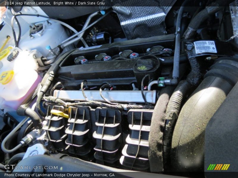 Bright White / Dark Slate Gray 2014 Jeep Patriot Latitude