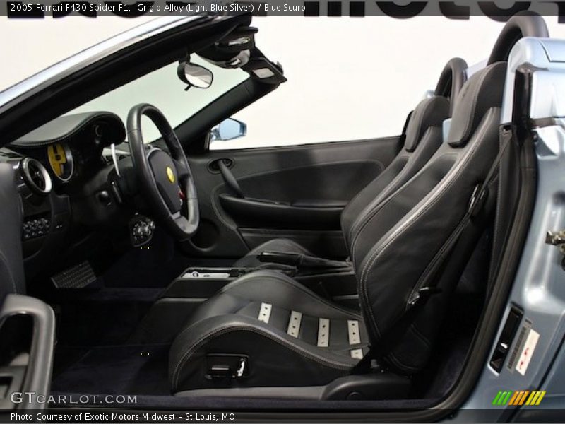 Grigio Alloy (Light Blue Silver) / Blue Scuro 2005 Ferrari F430 Spider F1
