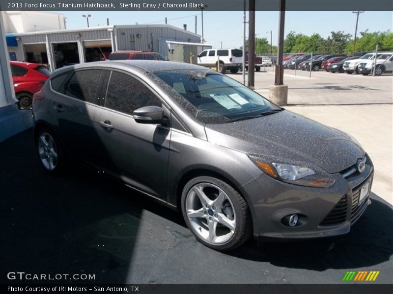 Sterling Gray / Charcoal Black 2013 Ford Focus Titanium Hatchback