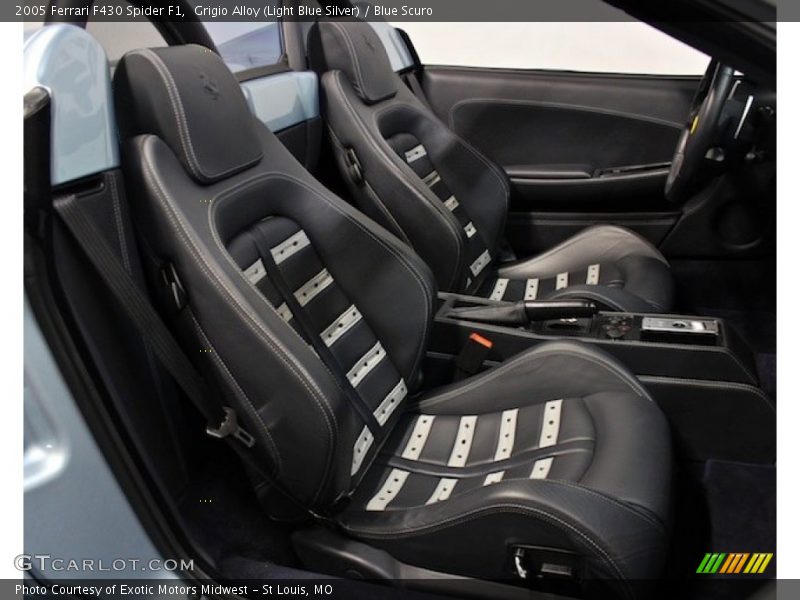 Grigio Alloy (Light Blue Silver) / Blue Scuro 2005 Ferrari F430 Spider F1