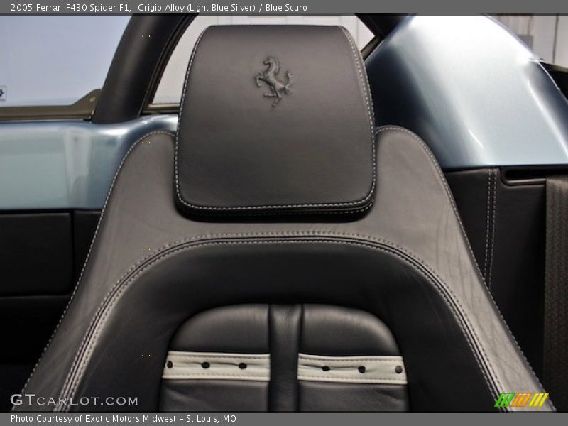 Grigio Alloy (Light Blue Silver) / Blue Scuro 2005 Ferrari F430 Spider F1