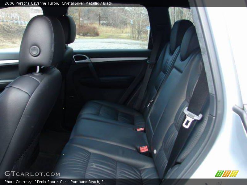 Crystal Silver Metallic / Black 2006 Porsche Cayenne Turbo