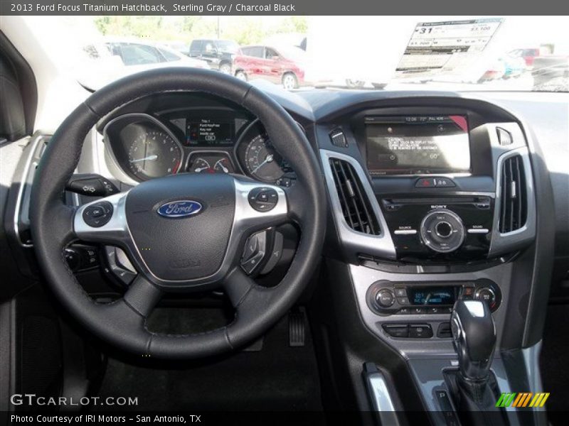 Sterling Gray / Charcoal Black 2013 Ford Focus Titanium Hatchback