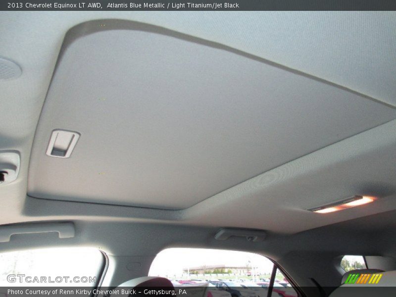 Sunroof of 2013 Equinox LT AWD