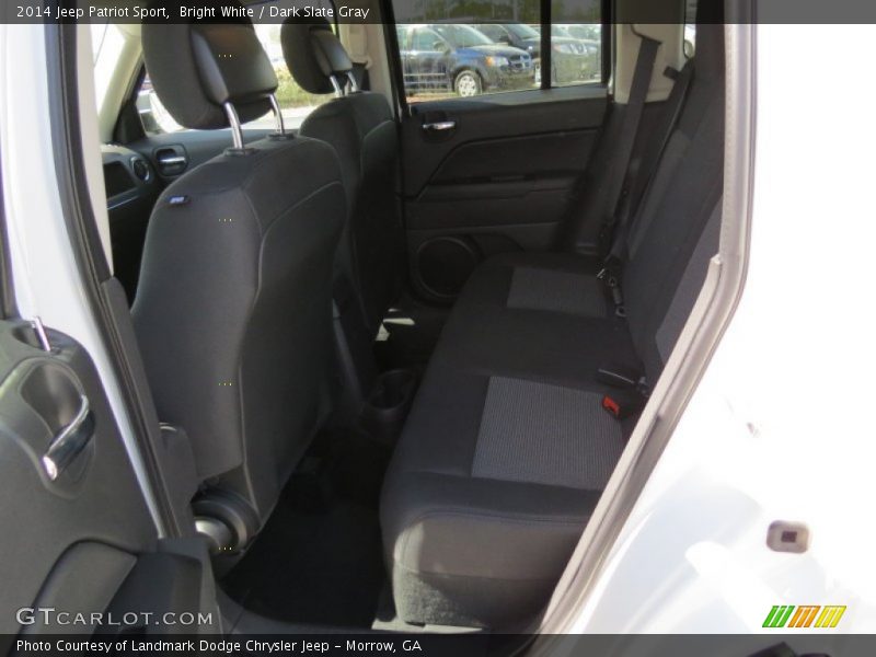 Bright White / Dark Slate Gray 2014 Jeep Patriot Sport