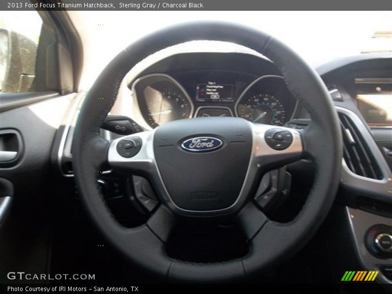 Sterling Gray / Charcoal Black 2013 Ford Focus Titanium Hatchback