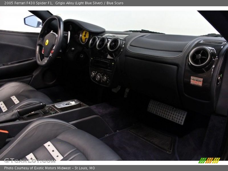 Grigio Alloy (Light Blue Silver) / Blue Scuro 2005 Ferrari F430 Spider F1