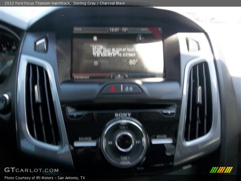 Sterling Gray / Charcoal Black 2013 Ford Focus Titanium Hatchback