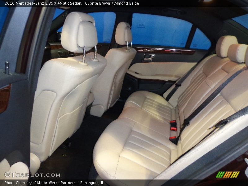 Rear Seat of 2010 E 350 4Matic Sedan