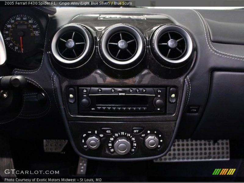 Controls of 2005 F430 Spider F1