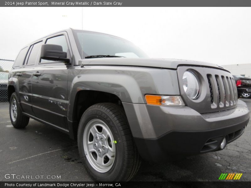 Mineral Gray Metallic / Dark Slate Gray 2014 Jeep Patriot Sport