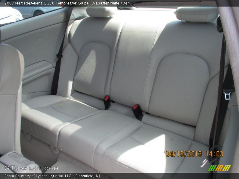 Alabaster White / Ash 2003 Mercedes-Benz C 230 Kompressor Coupe