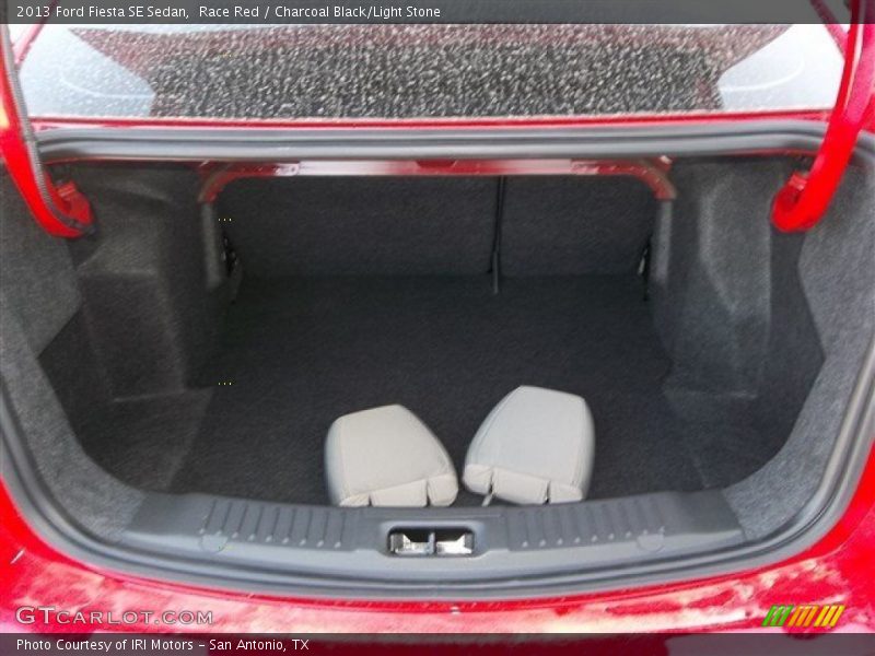 Race Red / Charcoal Black/Light Stone 2013 Ford Fiesta SE Sedan