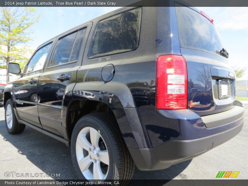 True Blue Pearl / Dark Slate Gray 2014 Jeep Patriot Latitude