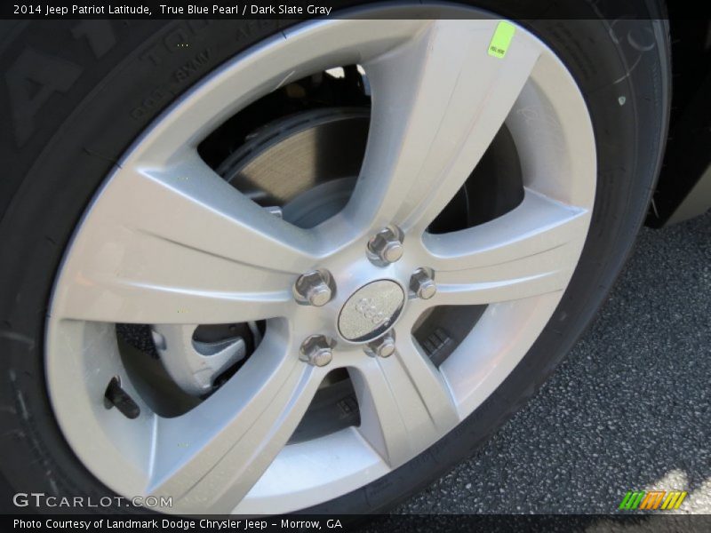 True Blue Pearl / Dark Slate Gray 2014 Jeep Patriot Latitude