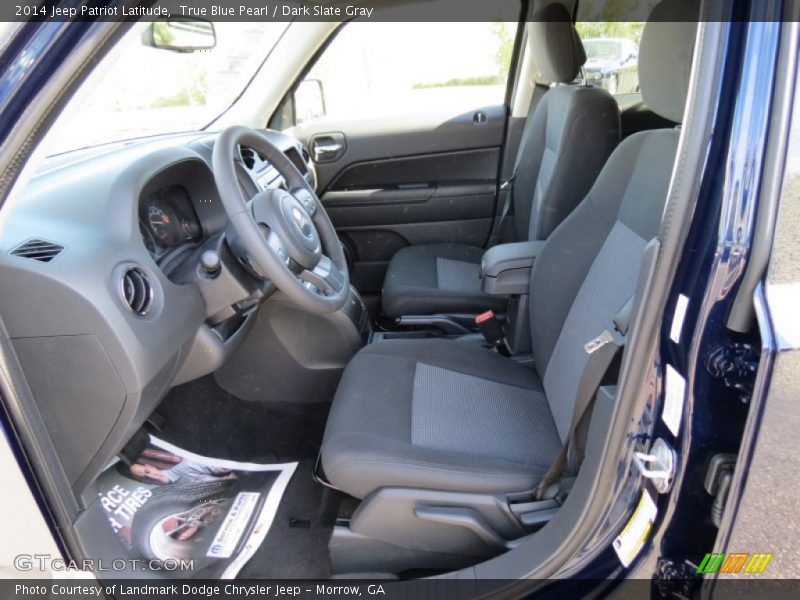 True Blue Pearl / Dark Slate Gray 2014 Jeep Patriot Latitude