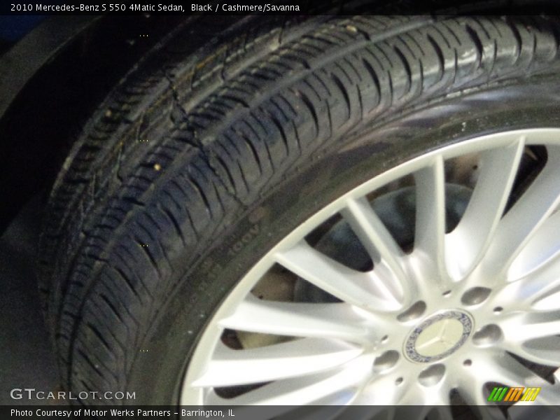 Black / Cashmere/Savanna 2010 Mercedes-Benz S 550 4Matic Sedan