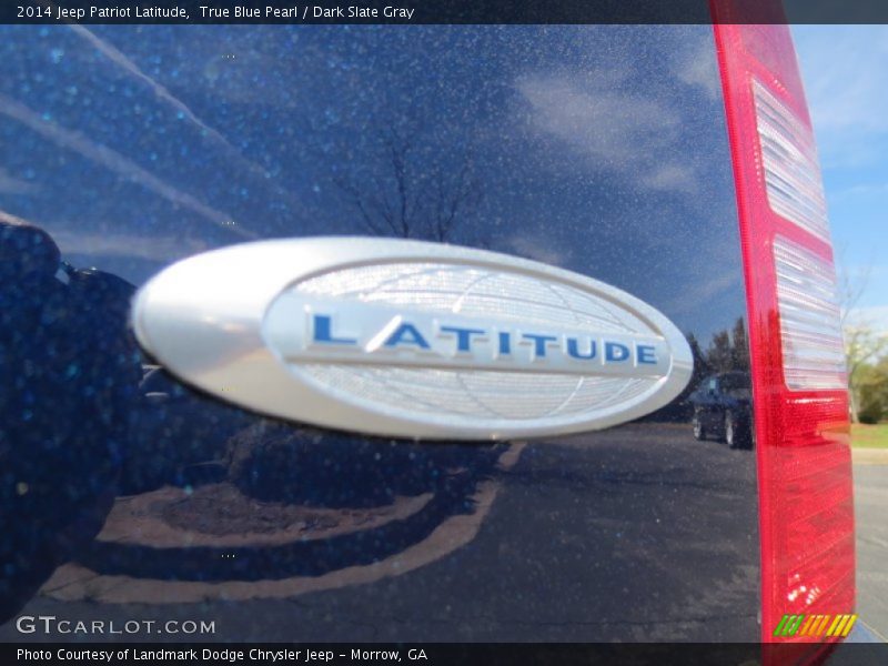 True Blue Pearl / Dark Slate Gray 2014 Jeep Patriot Latitude
