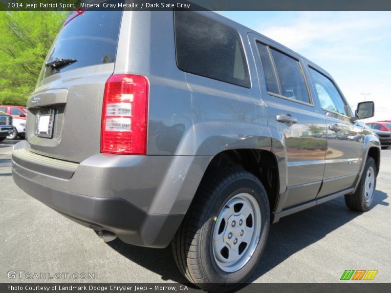 Mineral Gray Metallic / Dark Slate Gray 2014 Jeep Patriot Sport