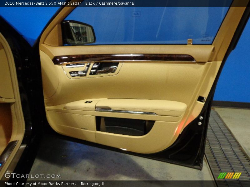 Black / Cashmere/Savanna 2010 Mercedes-Benz S 550 4Matic Sedan