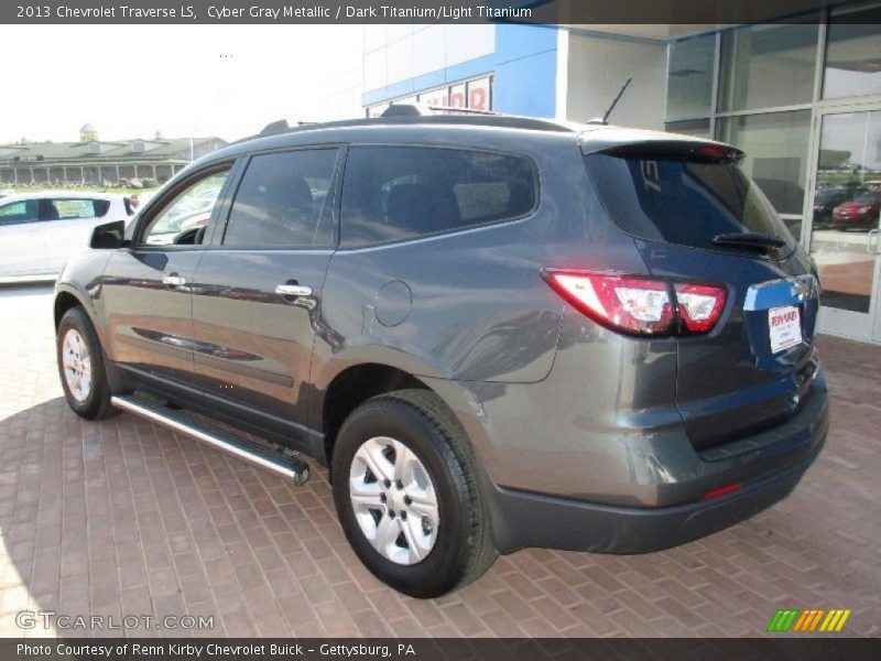 Cyber Gray Metallic / Dark Titanium/Light Titanium 2013 Chevrolet Traverse LS