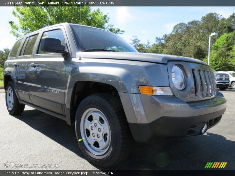 Mineral Gray Metallic / Dark Slate Gray 2014 Jeep Patriot Sport