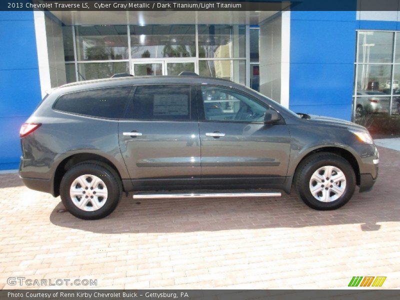Cyber Gray Metallic / Dark Titanium/Light Titanium 2013 Chevrolet Traverse LS
