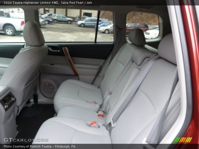 Salsa Red Pearl / Ash 2010 Toyota Highlander Limited 4WD
