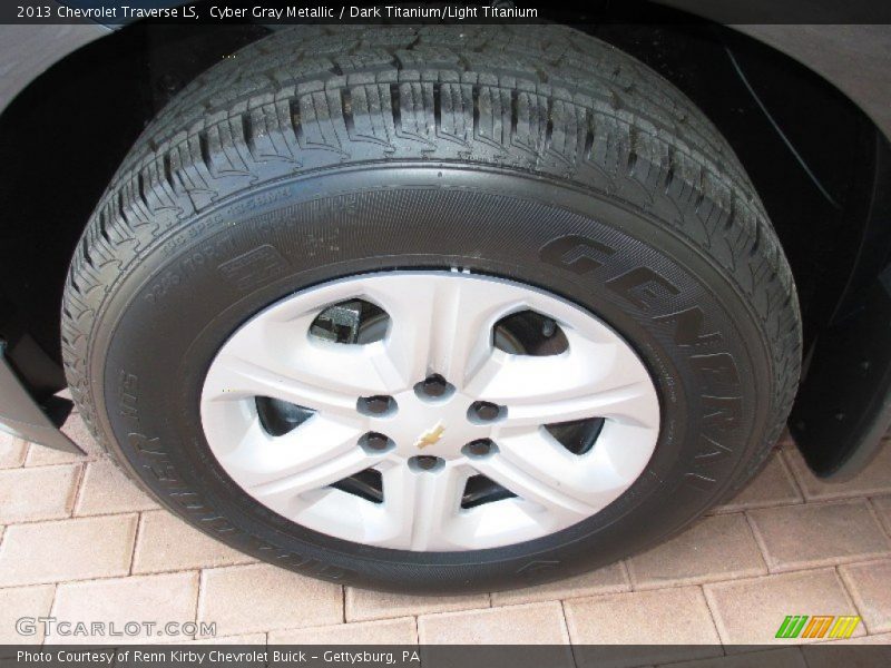 Cyber Gray Metallic / Dark Titanium/Light Titanium 2013 Chevrolet Traverse LS