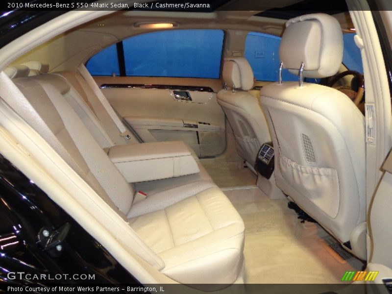 Black / Cashmere/Savanna 2010 Mercedes-Benz S 550 4Matic Sedan