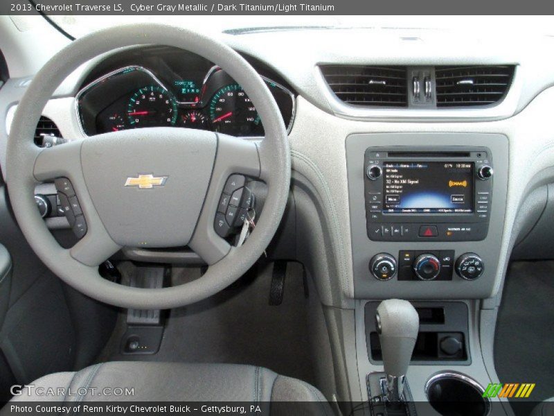 Cyber Gray Metallic / Dark Titanium/Light Titanium 2013 Chevrolet Traverse LS