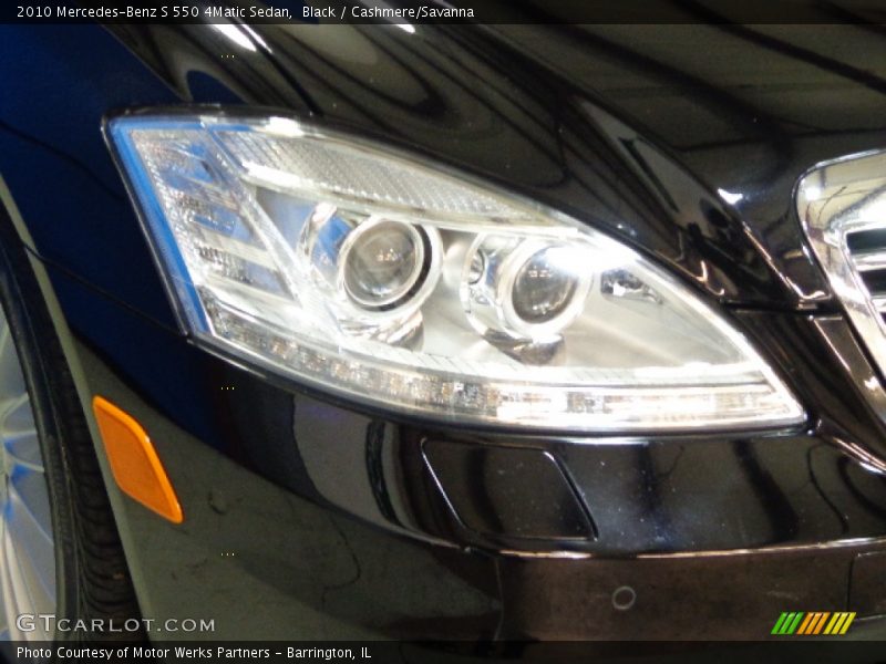 Black / Cashmere/Savanna 2010 Mercedes-Benz S 550 4Matic Sedan