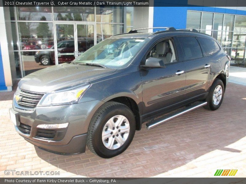 Cyber Gray Metallic / Dark Titanium/Light Titanium 2013 Chevrolet Traverse LS