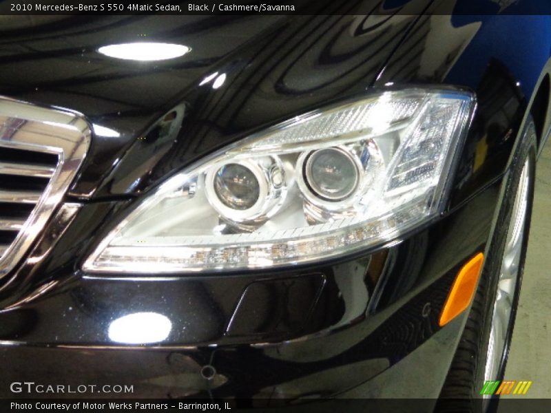 Black / Cashmere/Savanna 2010 Mercedes-Benz S 550 4Matic Sedan