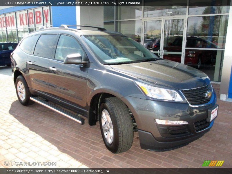 Cyber Gray Metallic / Dark Titanium/Light Titanium 2013 Chevrolet Traverse LS