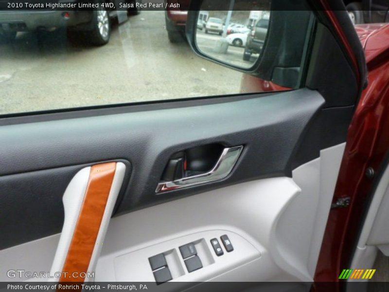 Salsa Red Pearl / Ash 2010 Toyota Highlander Limited 4WD